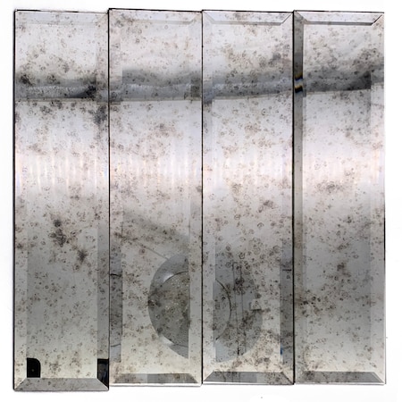 Apollo Tile Sample of 3X12 Antique Mirror Beveled Subway Glass Tile 5 Sq.Ft. APLBVLMIRROREC111 Sample